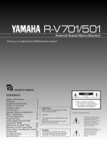 Yamaha RV-701 - Owners Manual